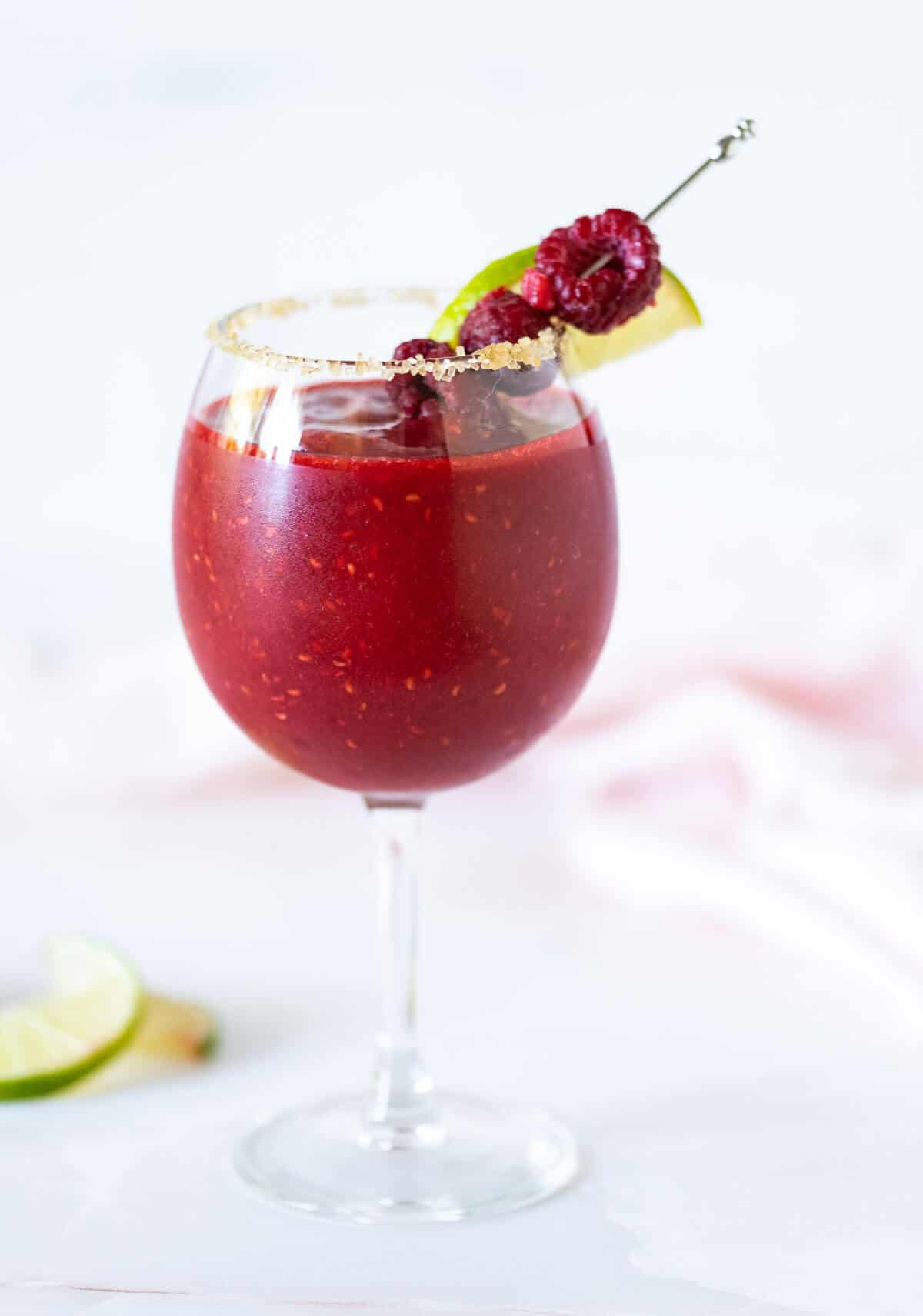 Raspberry Daiquiri Mocktail - Art From My Table