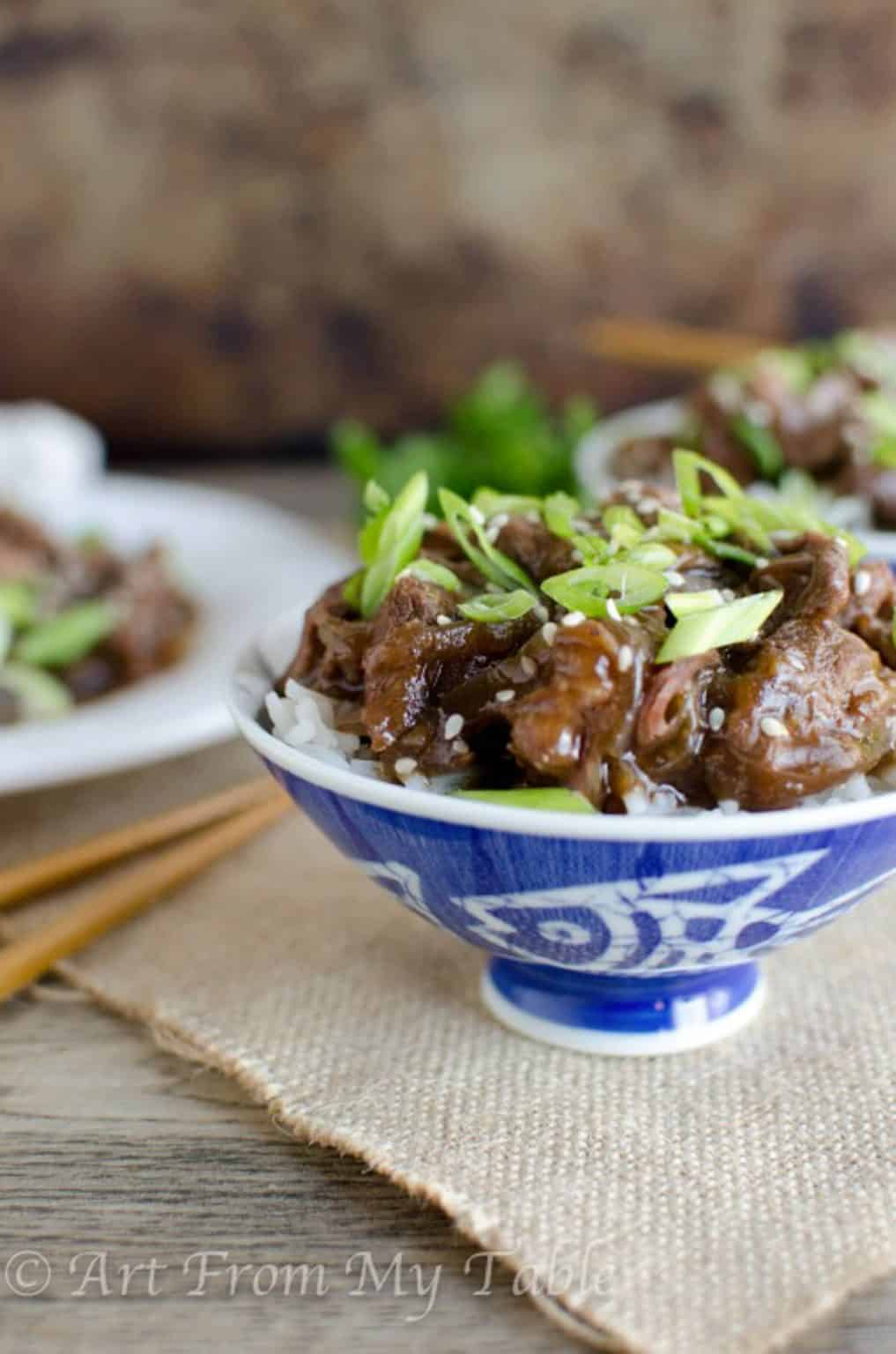 Slow Cooker Mongolian Beef {have takeout at home}