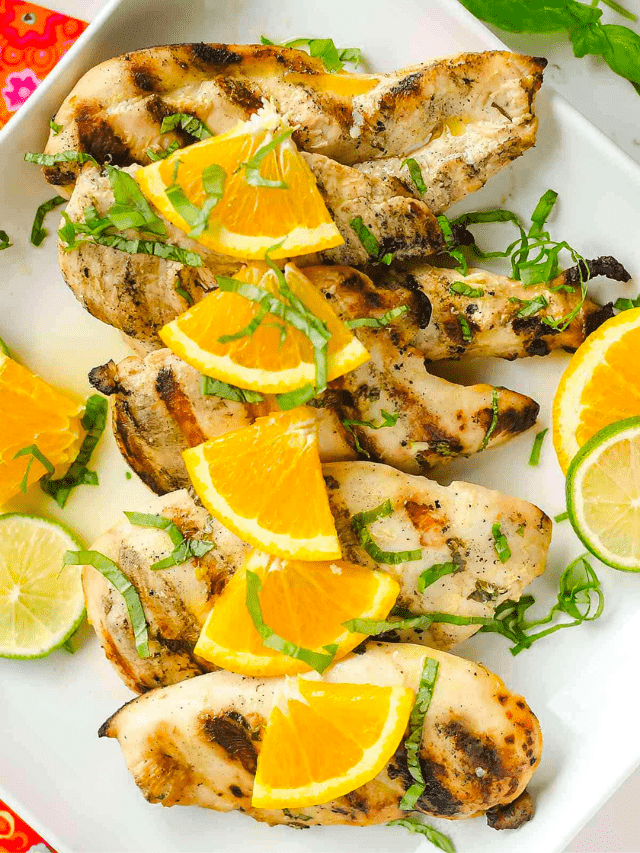 Citrus Basil Grilled Chicken Story Cover Image