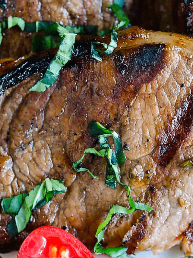 Easy Grilled Balsamic Pork Chops Story