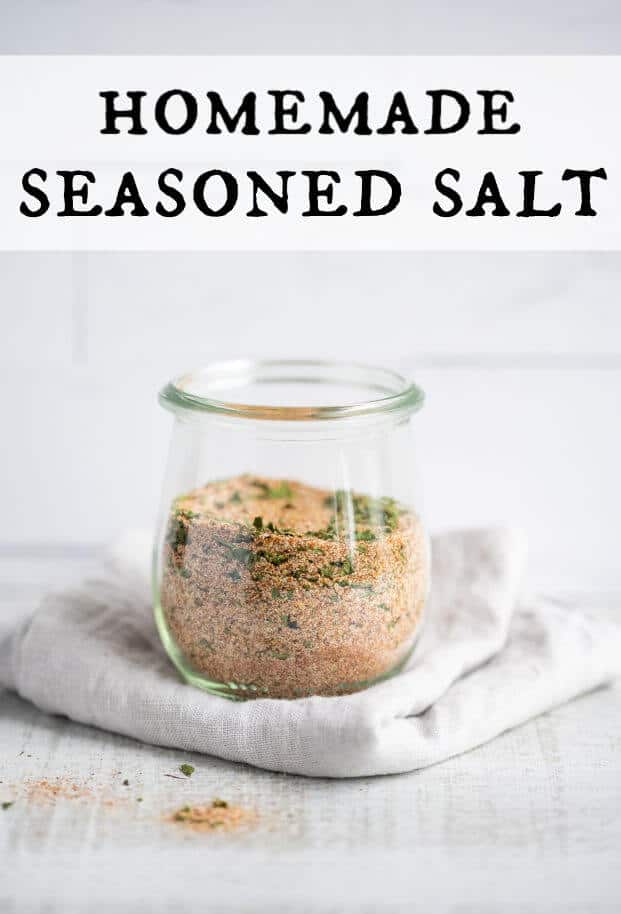 For that salty, spiced, and savory taste you find in many restaurant foods and from top chefs, you need your own blend of secret seasoning on hand. Well, mine is a secret- no more! I am giving you the coveted ingredient in many of my savory dishes. This is so good on meats, veggies, and salads, and it's the perfect substitute for Seasoned Salt in any other recipe that calls for it. via @artfrommytable
