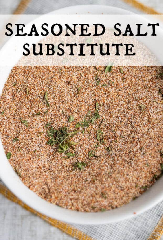 For that salty, spiced, and savory taste you find in many restaurant foods and from top chefs, you need your own blend of secret seasoning on hand. Well, mine is a secret- no more! I am giving you the coveted ingredient in many of my savory dishes. This is so good on meats, veggies, and salads, and it's the perfect substitute for Seasoned Salt in any other recipe that calls for it. via @artfrommytable