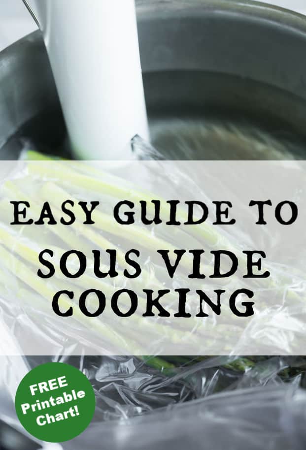 With the Sous Vide Method, you typically cook food at a lower temperature for a longer time- but the temperature and time depend on the food you're cooking. And the results are amazing every time! Seriously, it is the best food you've ever eaten! via @artfrommytable