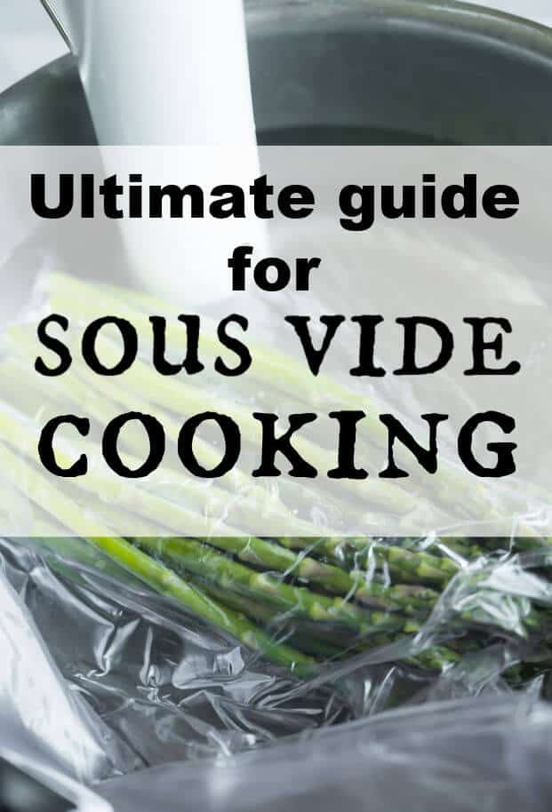 Sous-vide cooking made easy - look up cooking times!