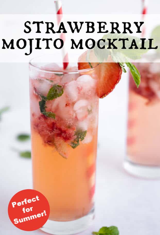 Get carried away with the light flavors of the summer and try Virgin Strawberry Mojitos. My recipe is slightly sweet, fizzy, and refreshingly light. via @artfrommytable